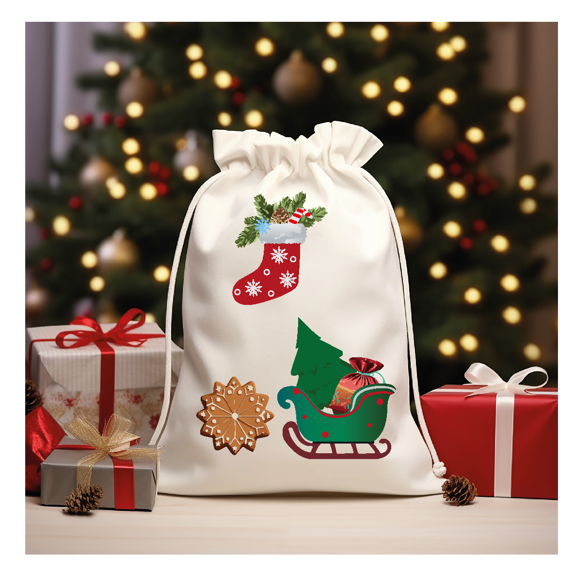 Merry Christmas, Happy New Year, 56 png files(zip), 300 DPI, transparent background
