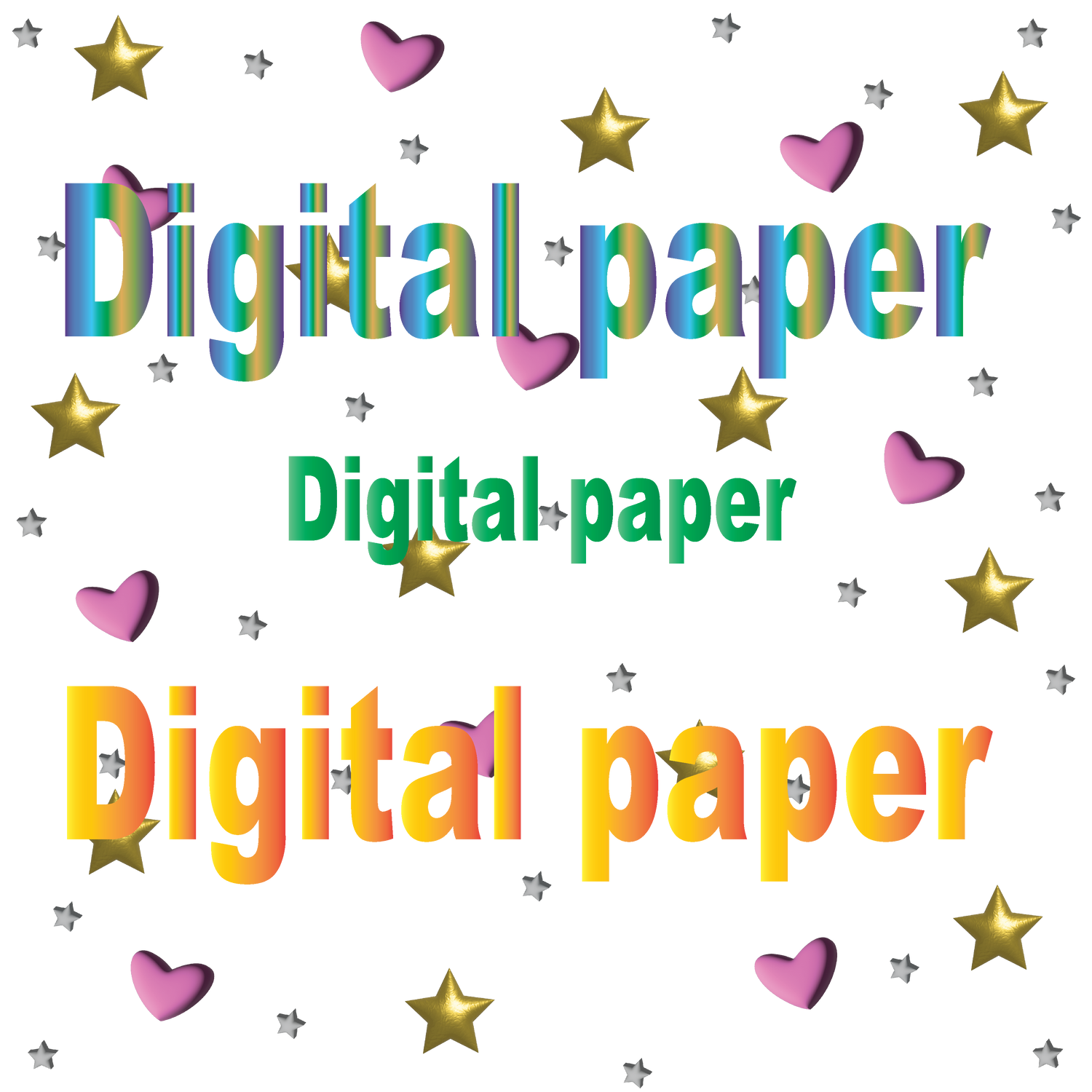 Digital paper, for printing