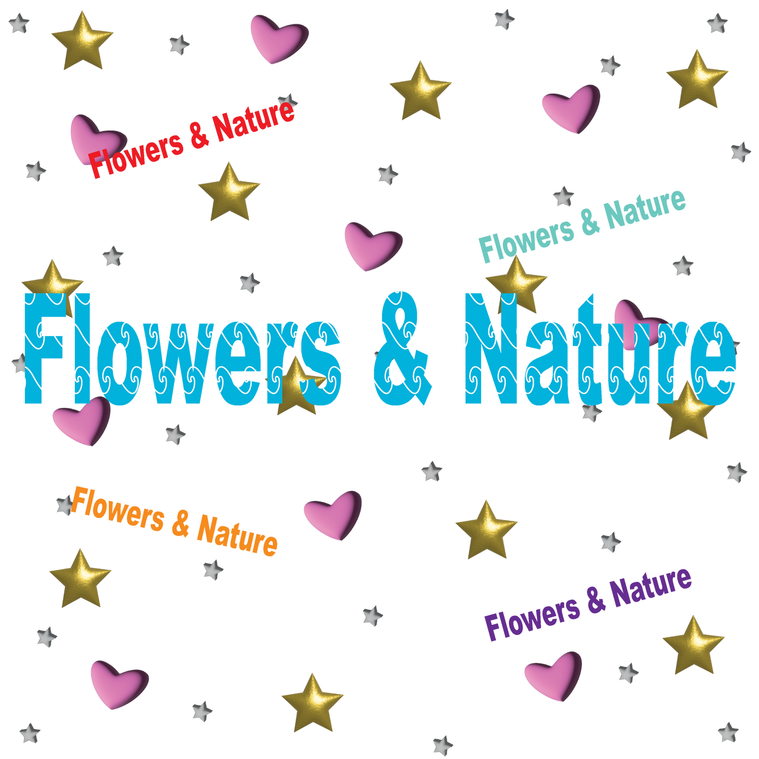 Flowers & Nature, for printing