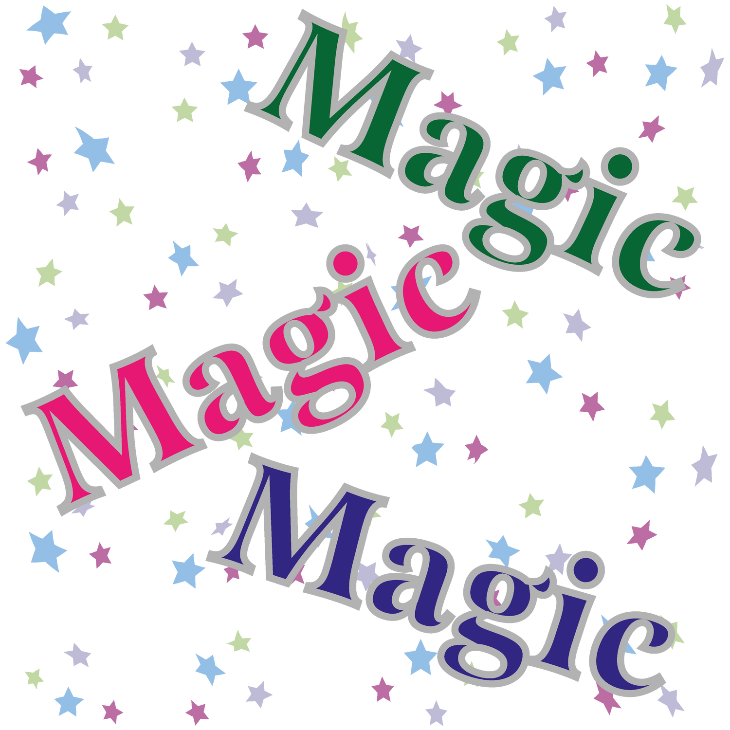 Magic, for embroidery