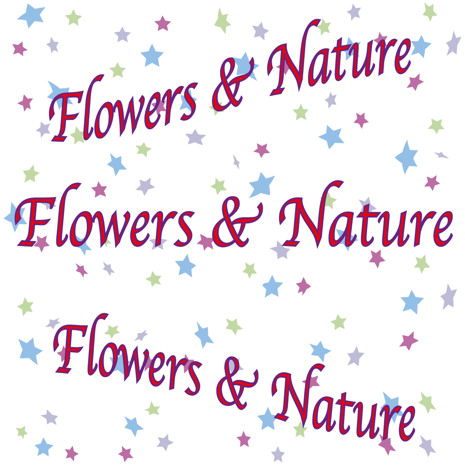 Flowers & Nature, for embroidery
