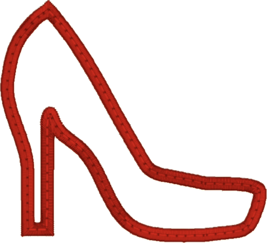 High heel shoes. PES, DST, EXP, HUS, JEF, VP3, XXX, TAP