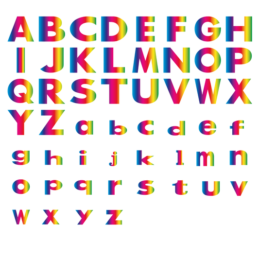 Alphabet, numbers, 75 png files(2 zip), 300 DPI, transparent background