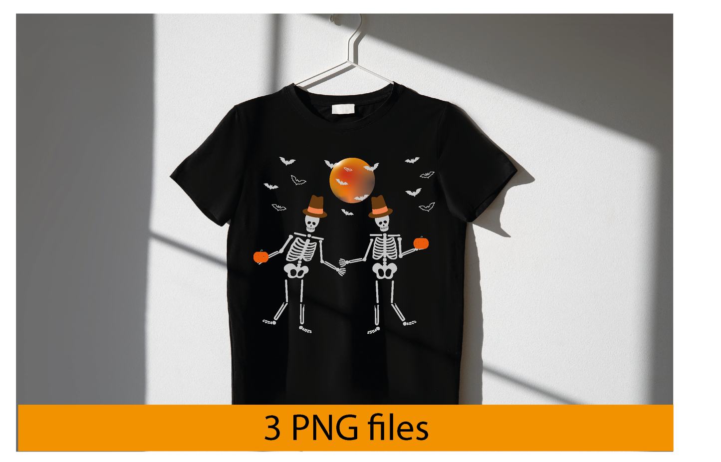 Halloween, t-shirt, 3 png files(zip), 300 DPI, transparent background