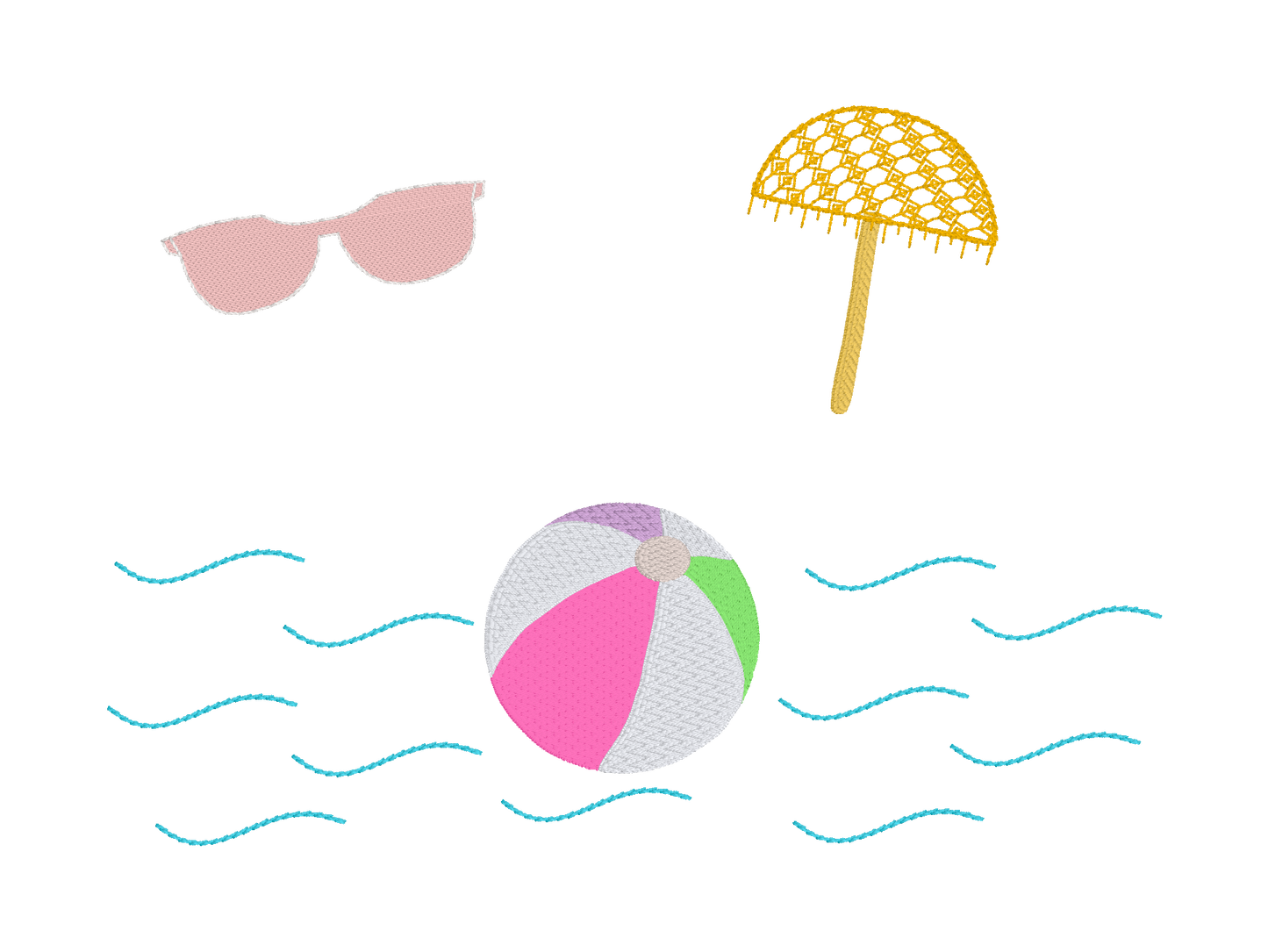 Beach. HUS,SEW,VP3,TAP,PES,JEF,EXP,DST