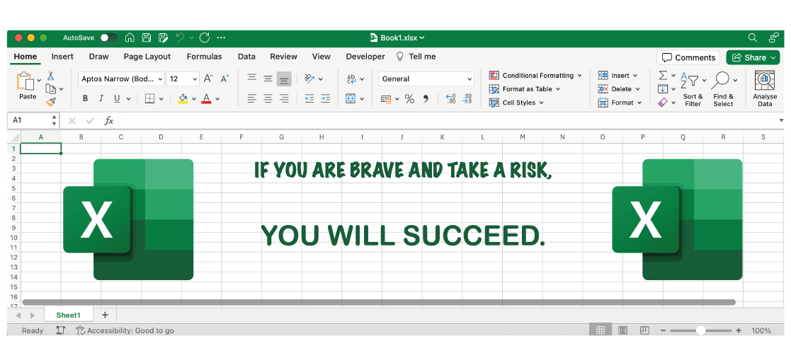 "Excel" png file for mug, 11oz, 300 dpi, transparent background
